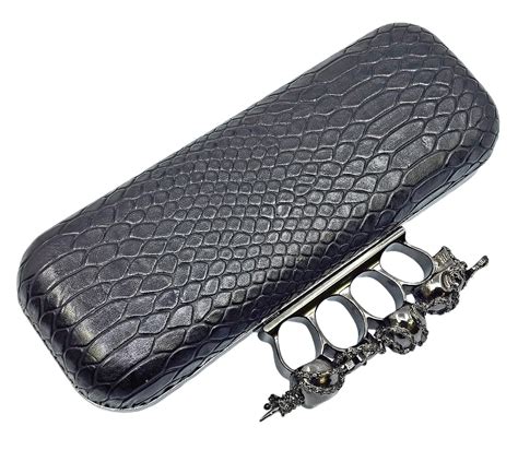 alexander mcqueen brass knuckle clutch replica